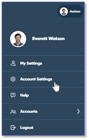 account settings - account settings