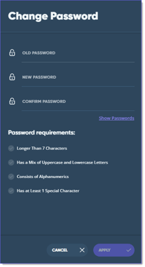 change password new