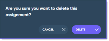 delete pop up