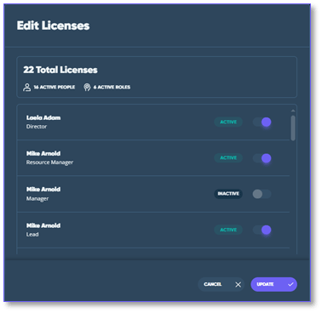 edit licenses 1