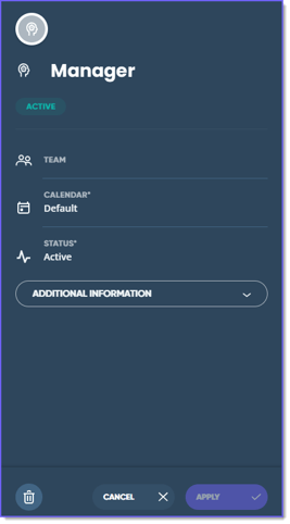 edit role dialogs
