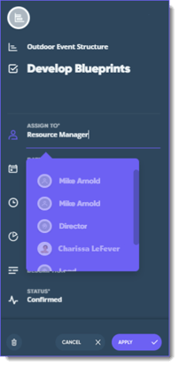 reallocate assign dialog
