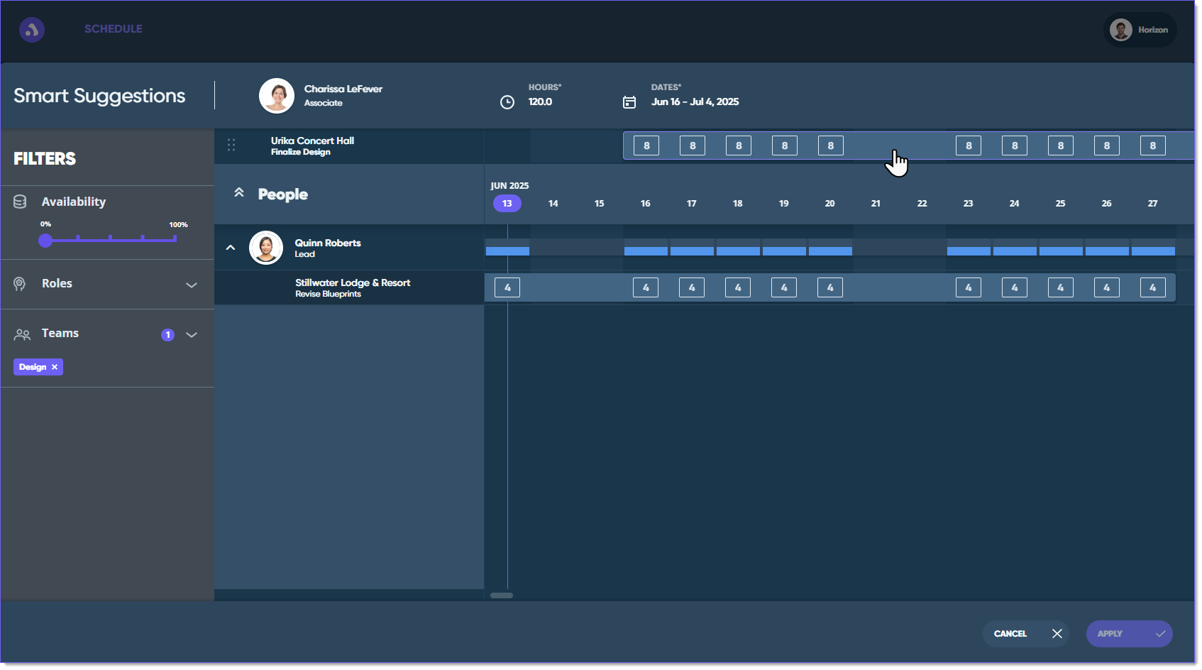 ss -select assignment bar