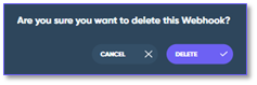 webhook delete